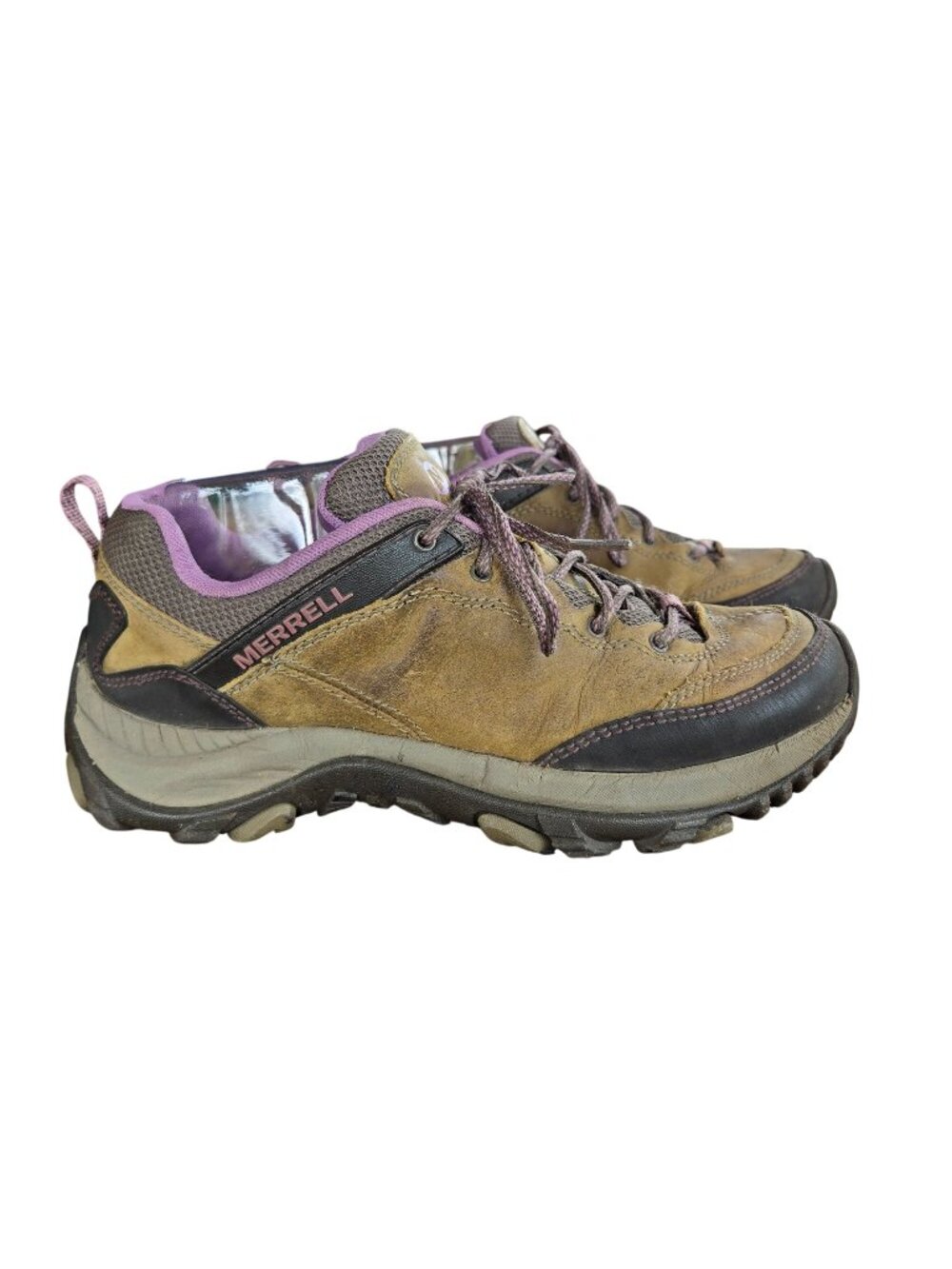 Merrell Brindle Lavender Hiking Trail Shoes Size 8